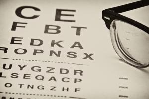 eye exam chart