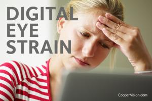 Digital eye strain.