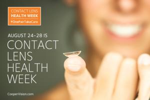 Contact lens health week.